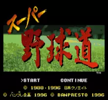 Image n° 1 - screenshots  : Super Yakyuu Michi